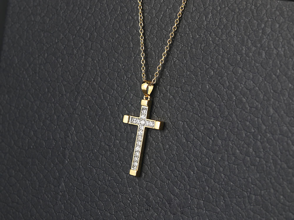 Pendentif Croix Femme Original