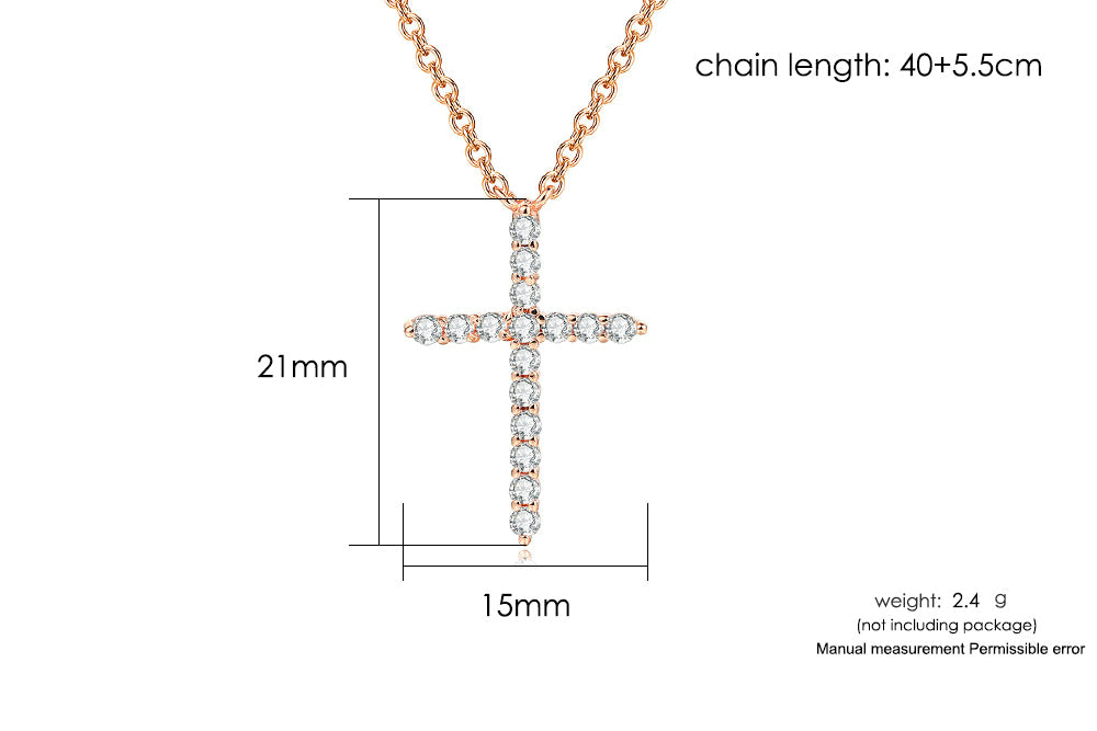 Collier Croix Femme Discret