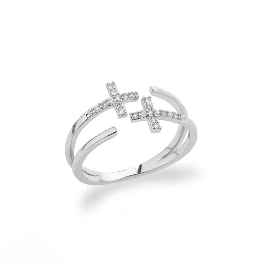 Bague Croix Femme