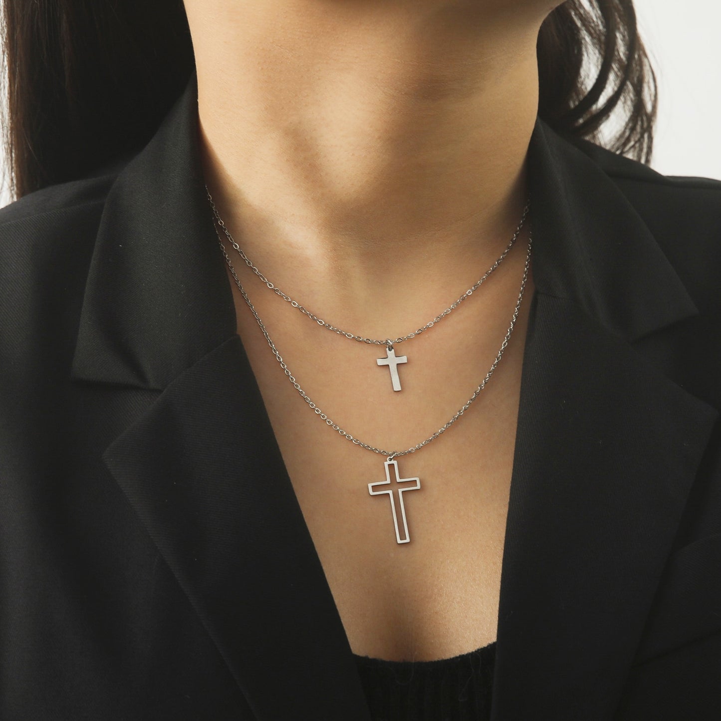 Collier Croix Chrétienne Femme