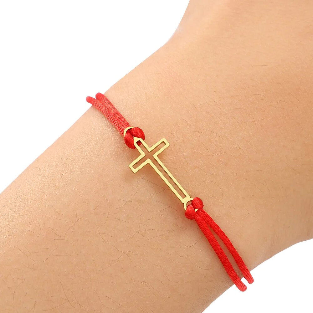 Bracelet Croix Rouge