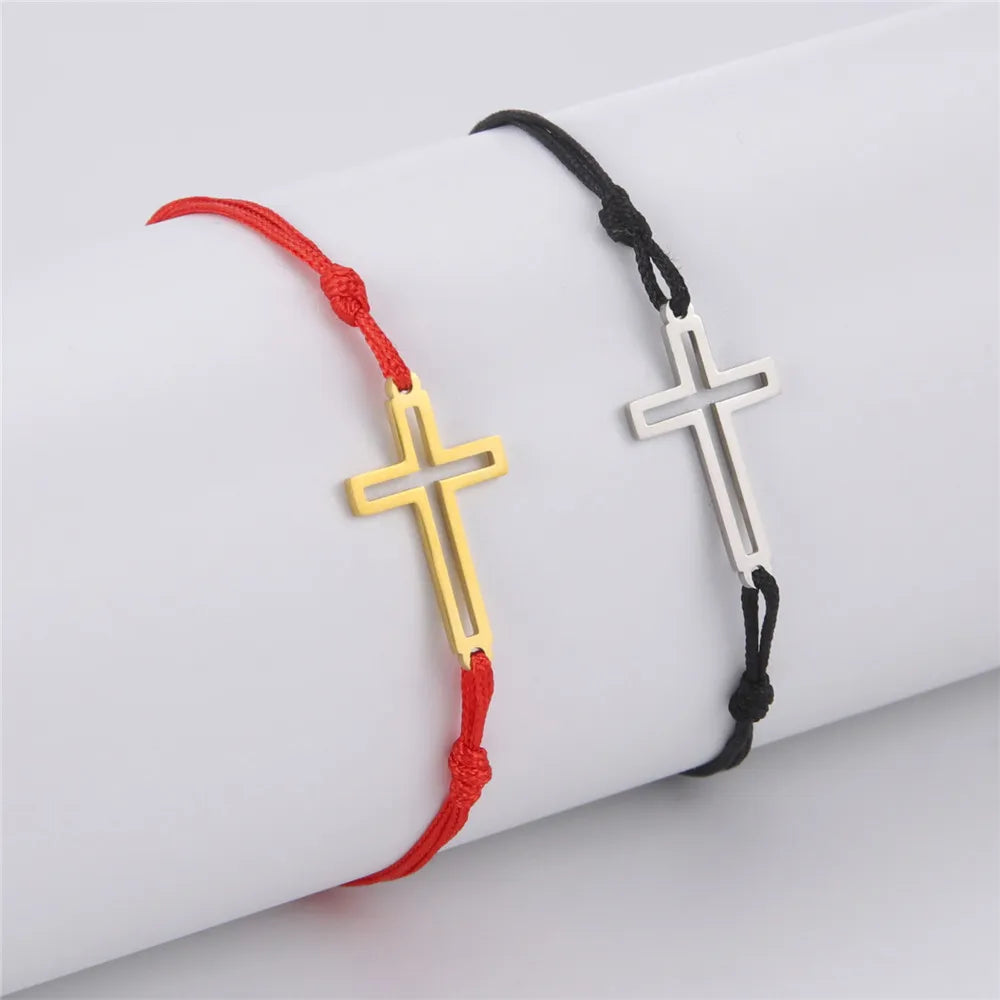 Bracelet Croix Femme Or