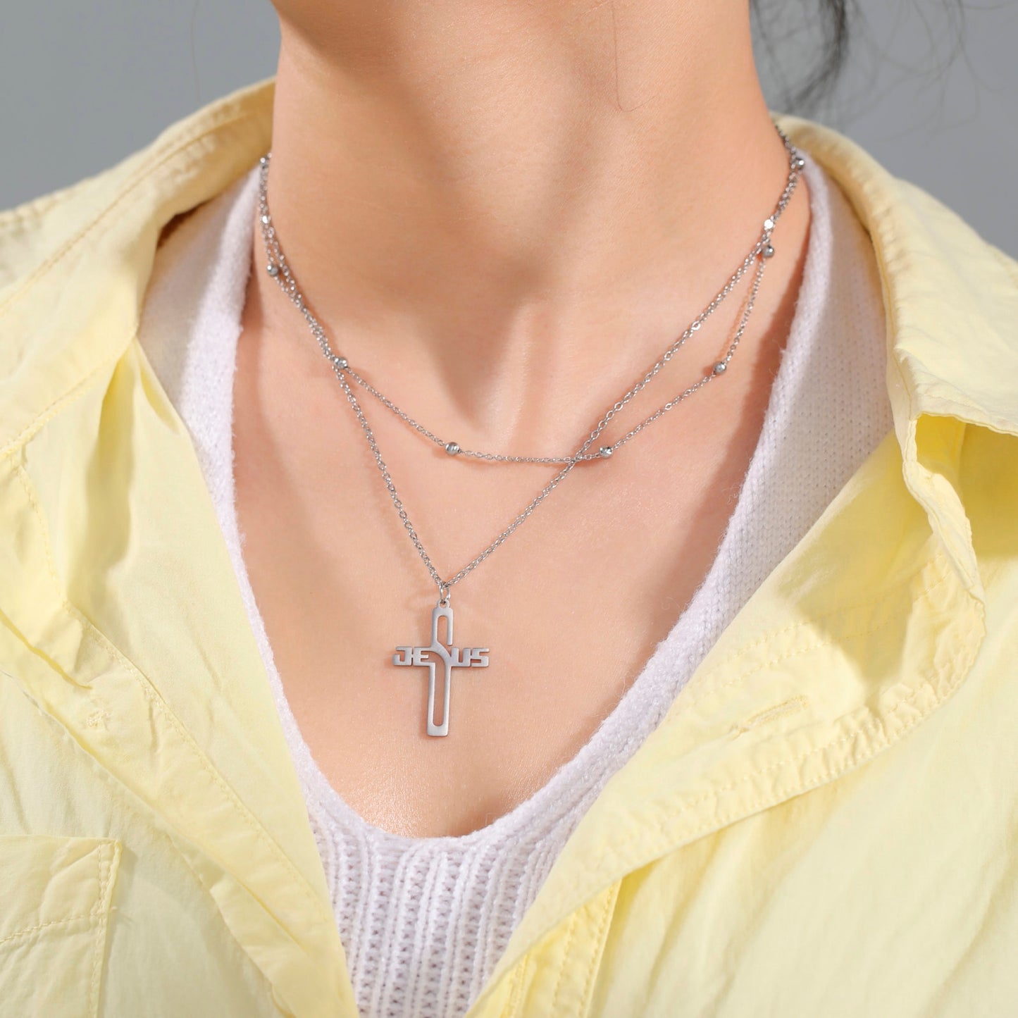 Collier Croix De Jésus